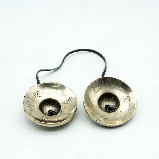 Tibetan Tingsha Meditation Bell - Buddhist Cymbals Yoga Bell Chimes - Super Sound Healing Tool with Eight Auspicious Symbols