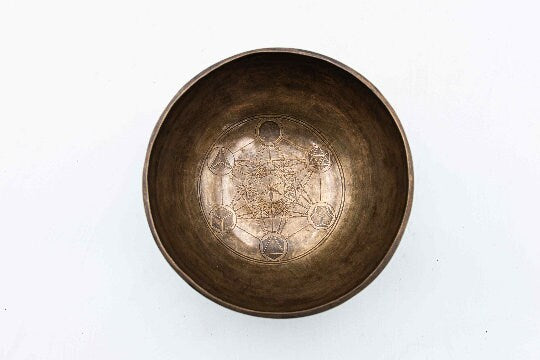 10 inches Plain Chakra Healing Singing Bowl - Handmade Himalayan Tibetan Sound Bowl - Best for Meditation, Yoga, and Mindfulness